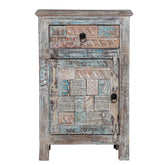 Rustica Reclaimed Solid Wood Bedside Table 57